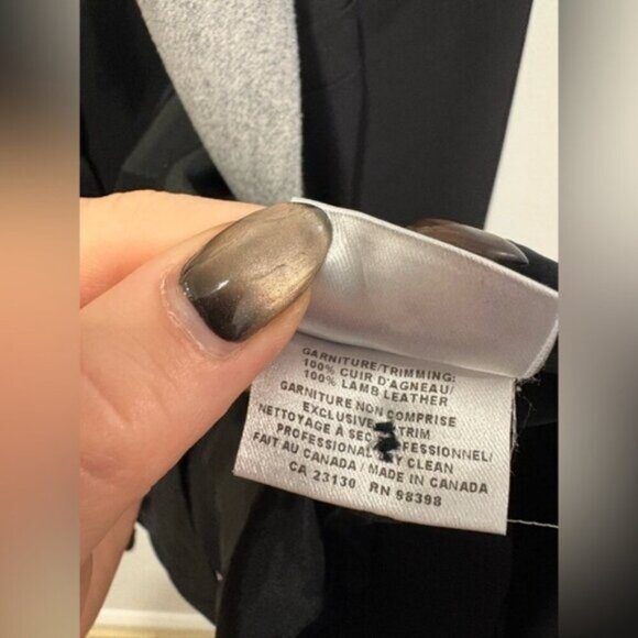 Judith and Charles BLAZER - Leather/Wool/Cotton Blend - Picture 12 of 14